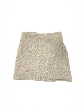 Marni Grey Fleece lined sweatshirt skirt with a swirl 4T